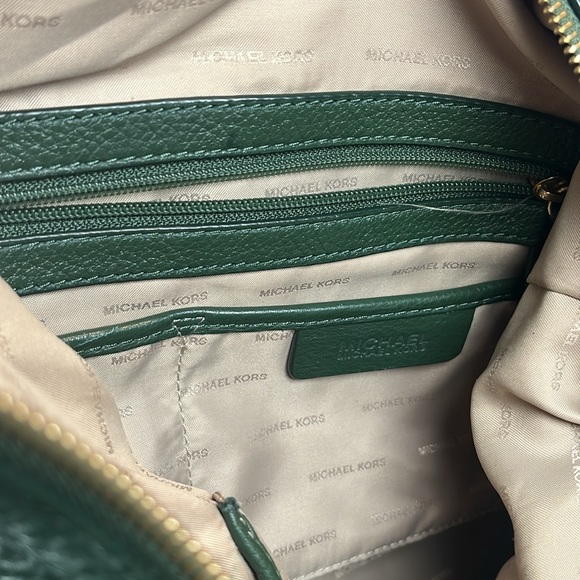 Michael Kors Hunter Green Medium Sized Hobo Bag - Picture 10 of 14